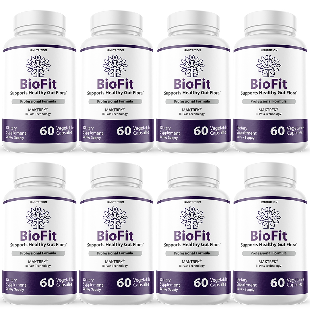 BioFit Probiotic Dietary Supplement - Official Formula -8 Bottles